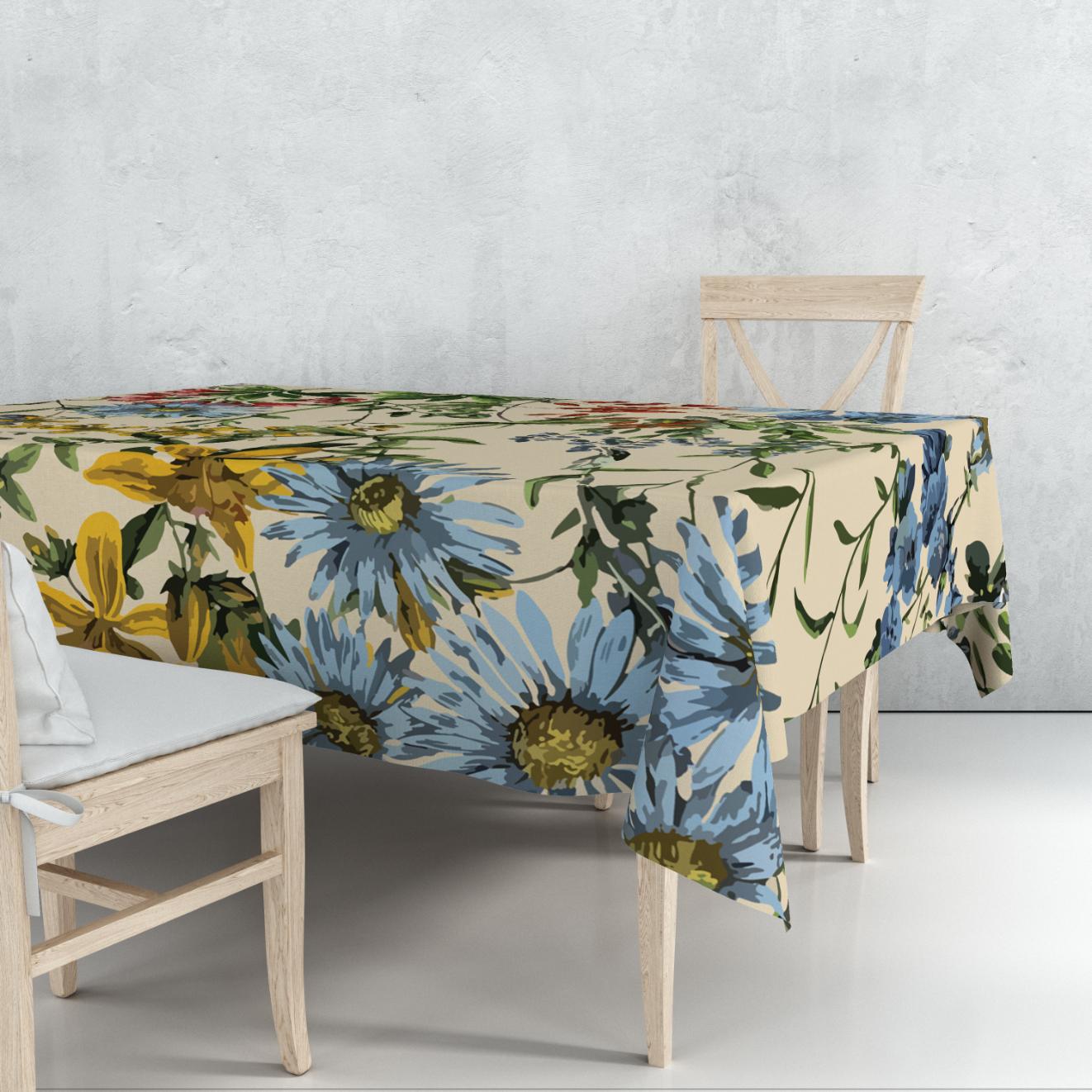 Floral Clash Tablecloth Trendy Home