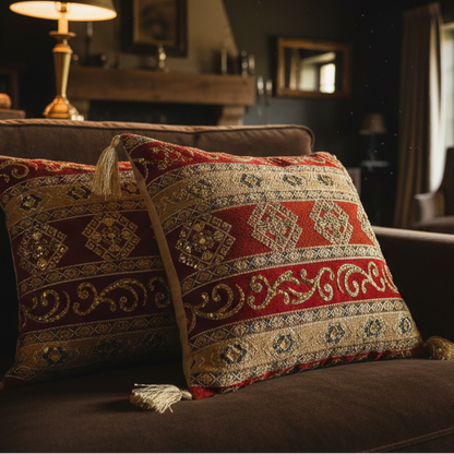 Hand Sequin - Scarlet Cushion Cover Trendy Home