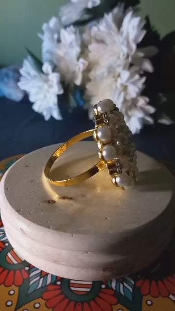 Jeweled Pearl Napkin Holder