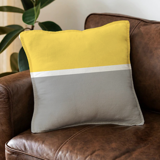 Yellow Chevron Cushion Cover Trendy Home