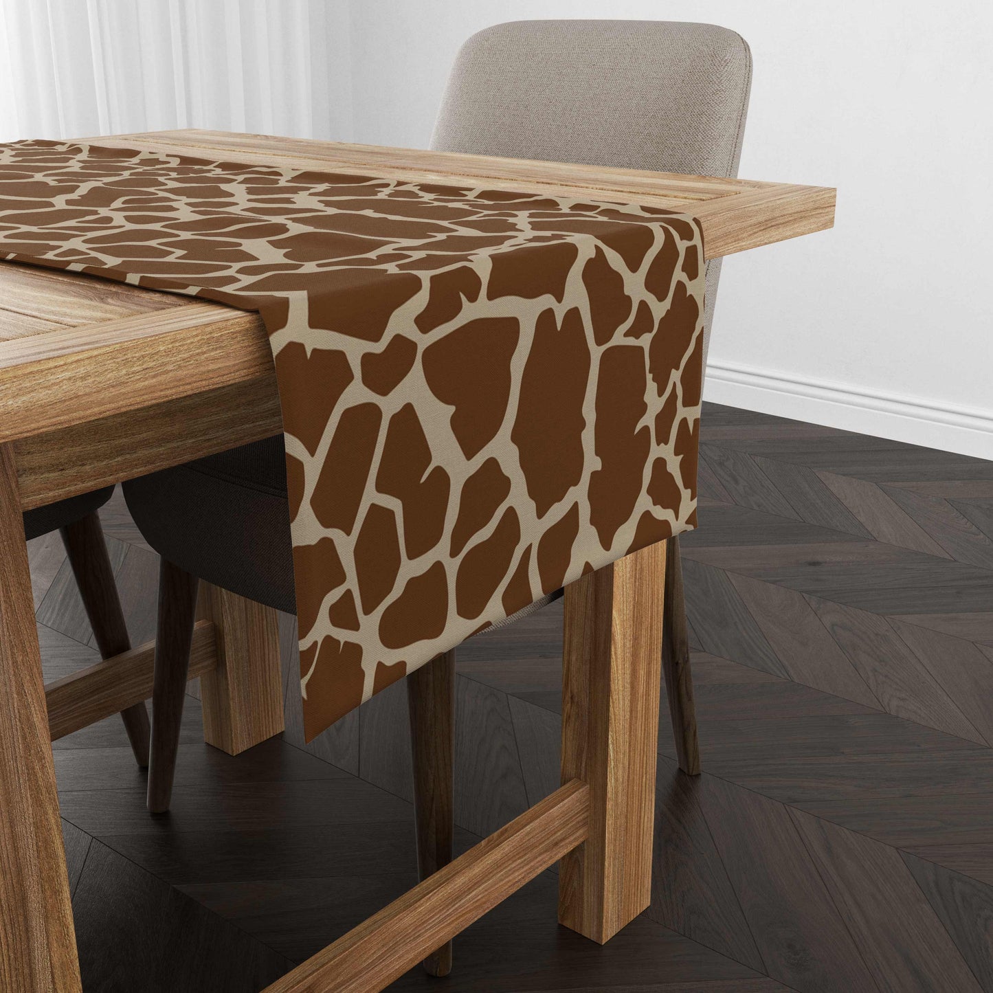 Giraffe Skin Table Runner Trendy Home
