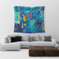 Blues Palette Tapestry Trendy Home