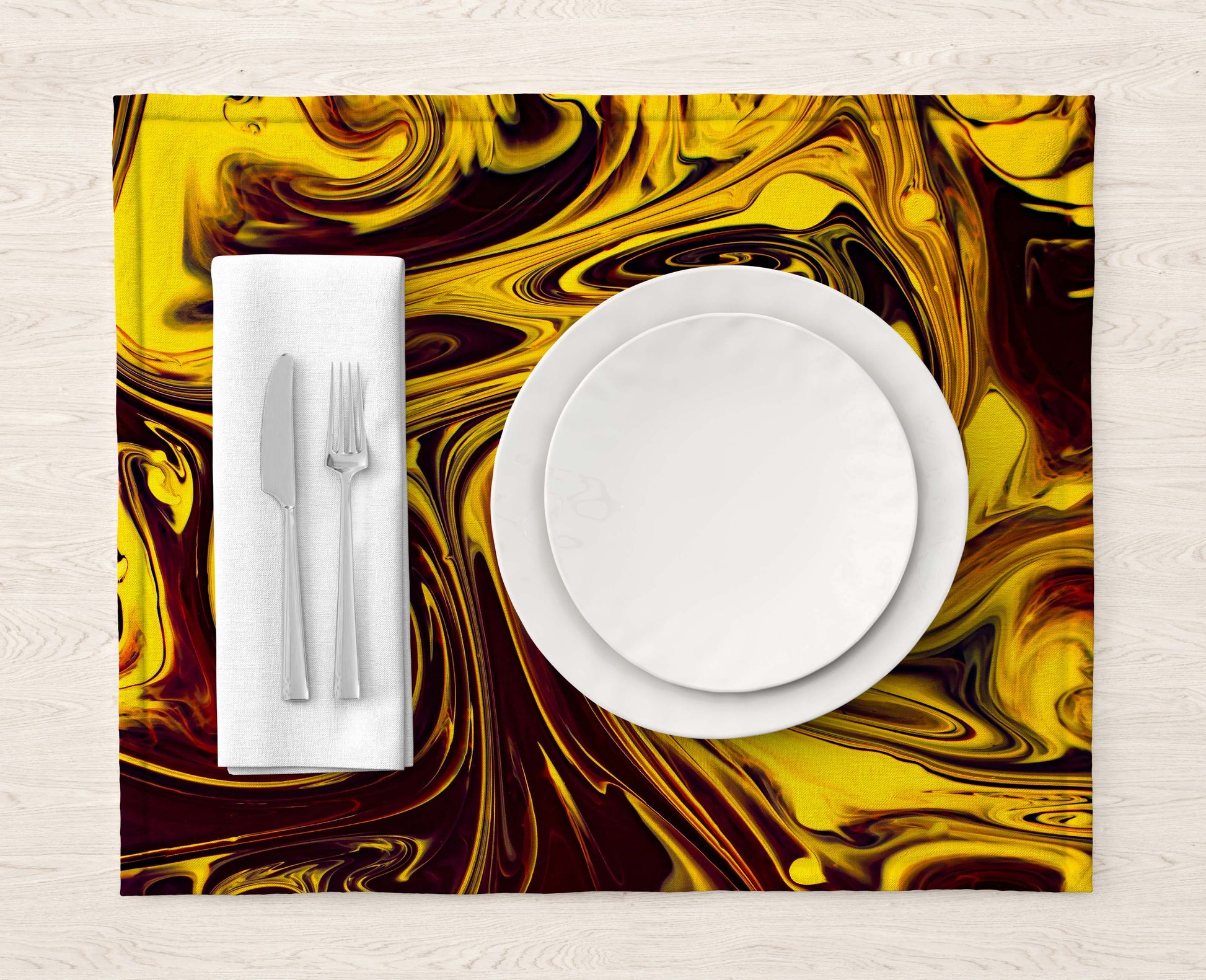 Gold Zircon Marble-Stone Table Mat trendy home
