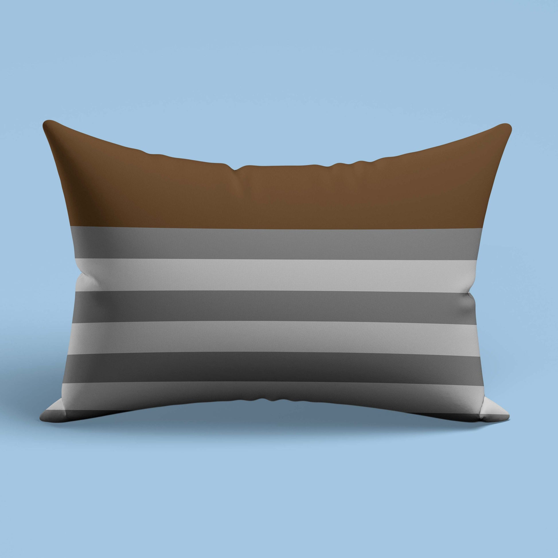 Delilah Gray Slim Cushion Cover Pattern Trendy Home