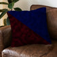 Red x Blue Cushion Cover Diagonal trendy home