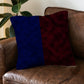 Red x Blue Cushion Cover Half Cut trendy home