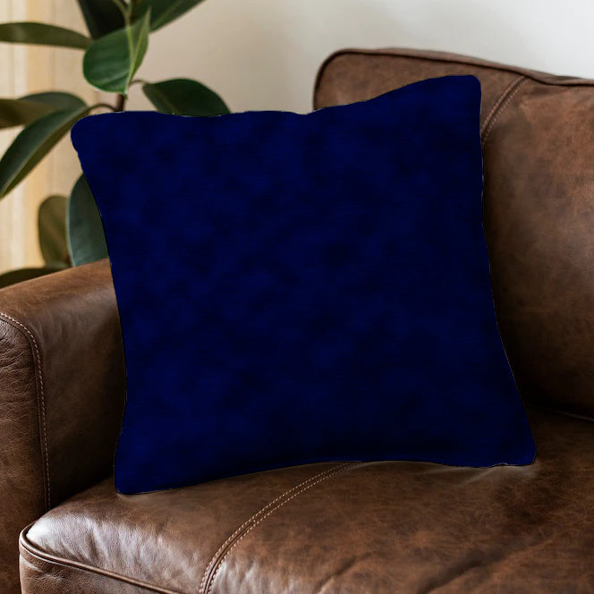 Red x Blue Cushion Cover Plain Blue trendy home