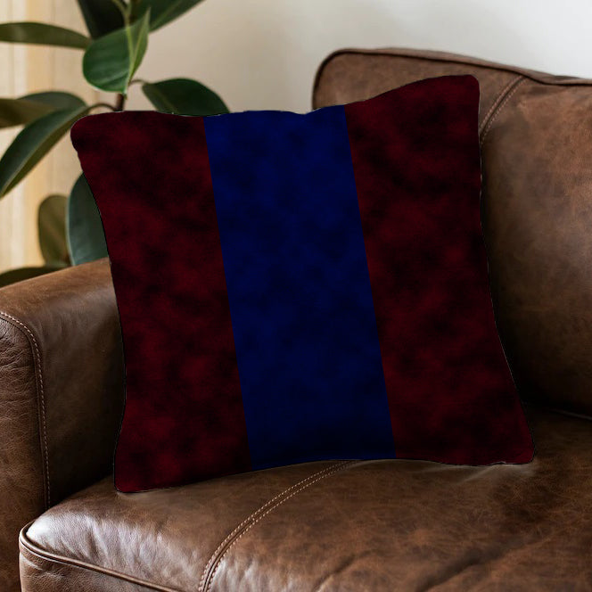 Red x Blue Cushion Cover Blue Stripe trendy home