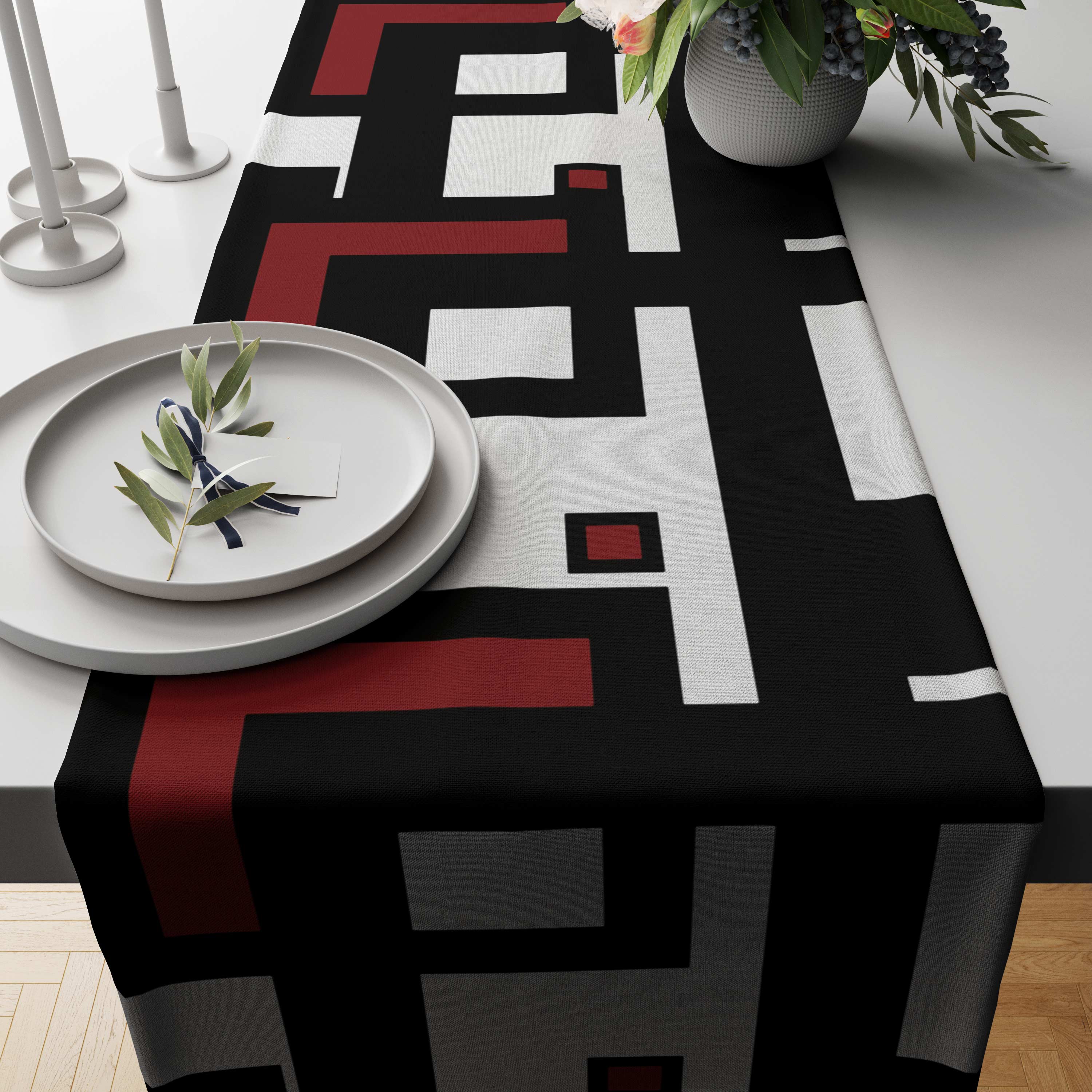 Checkmate Table Runner Trendy Home