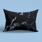 Black Obsidian Marble-Stone Slim Cushion Cover trendy home
