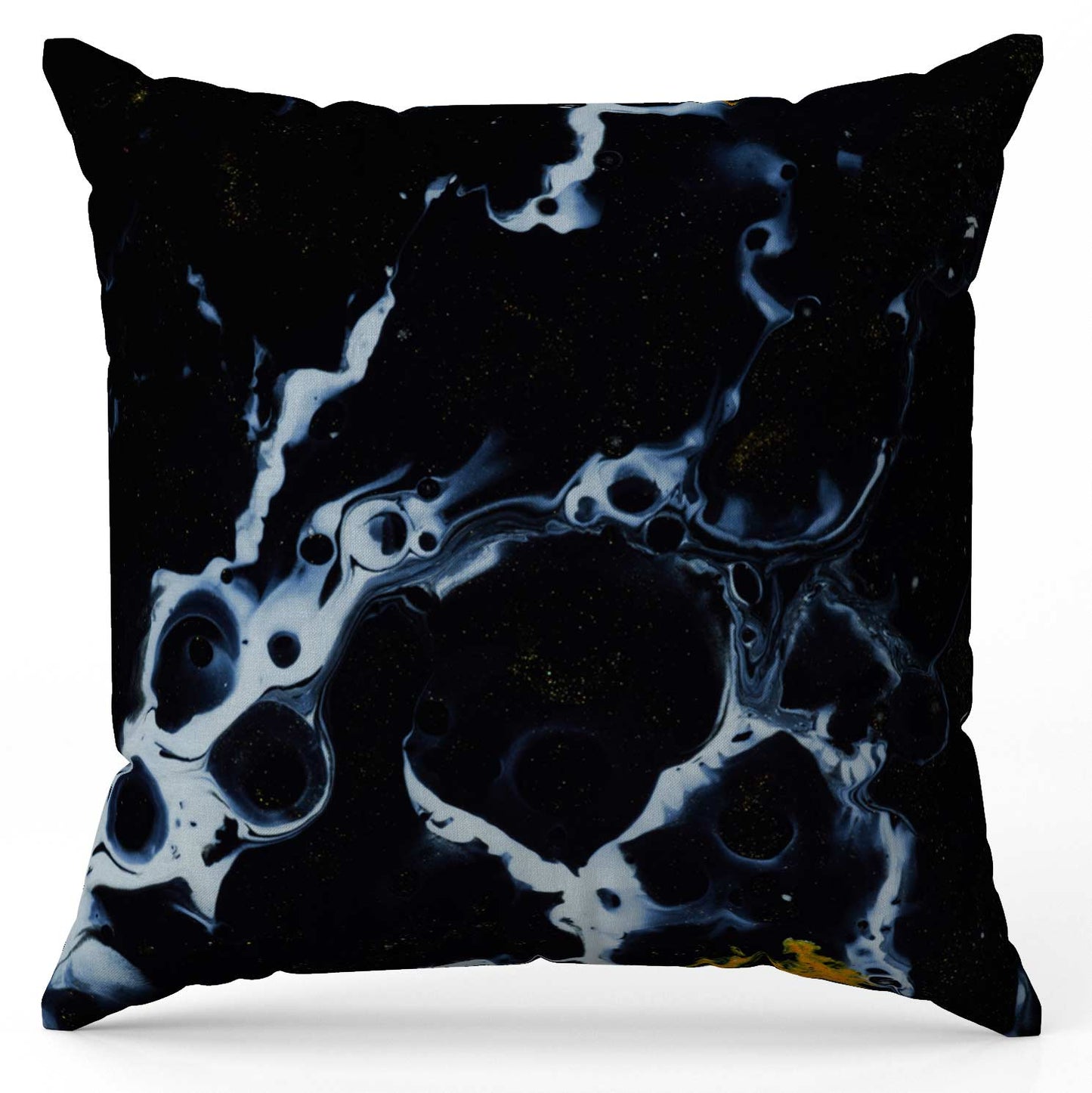 Black Obsidian Marble-Stone Cushion Cover trendyhome-pk