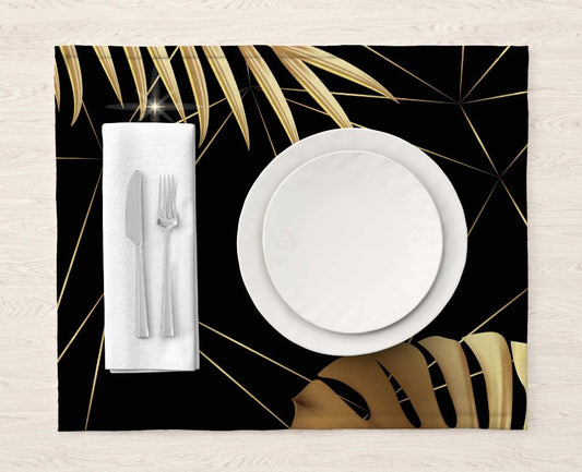 Night Leaves Table Mat trendy home