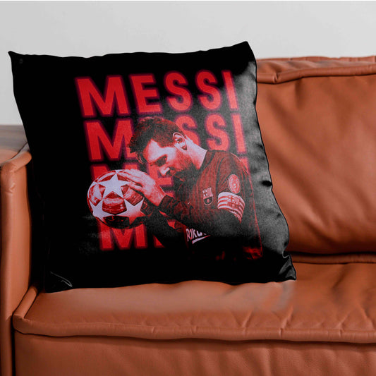 Messi Red Neon Cushion Cover Trendy Home