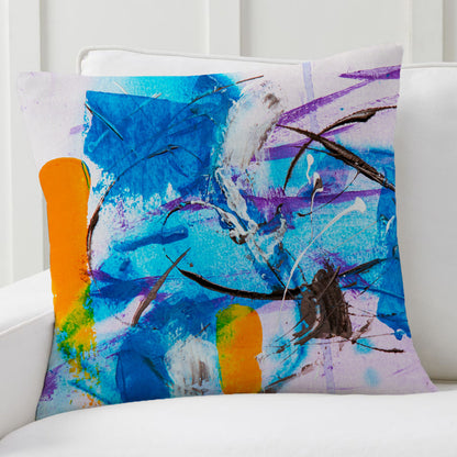 Aqua Art Cushion Cover Trendy Home