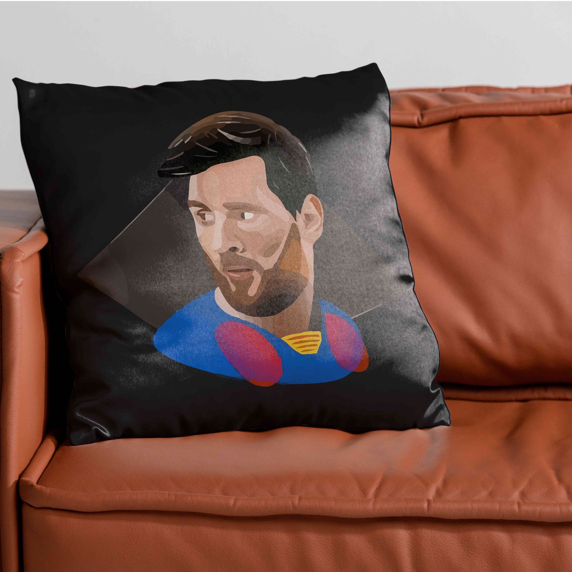 Messi Diamond Pixels Cushion Cover trendy home