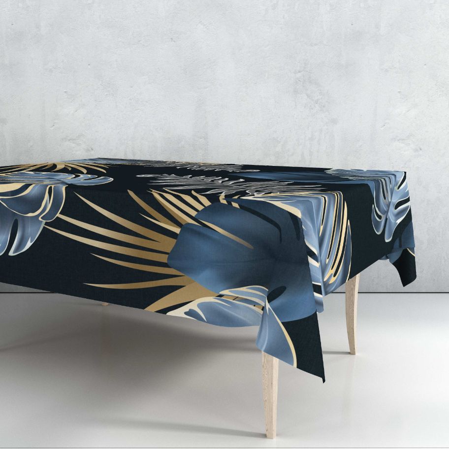 Moon Leaves Tablecloth Trendy Home