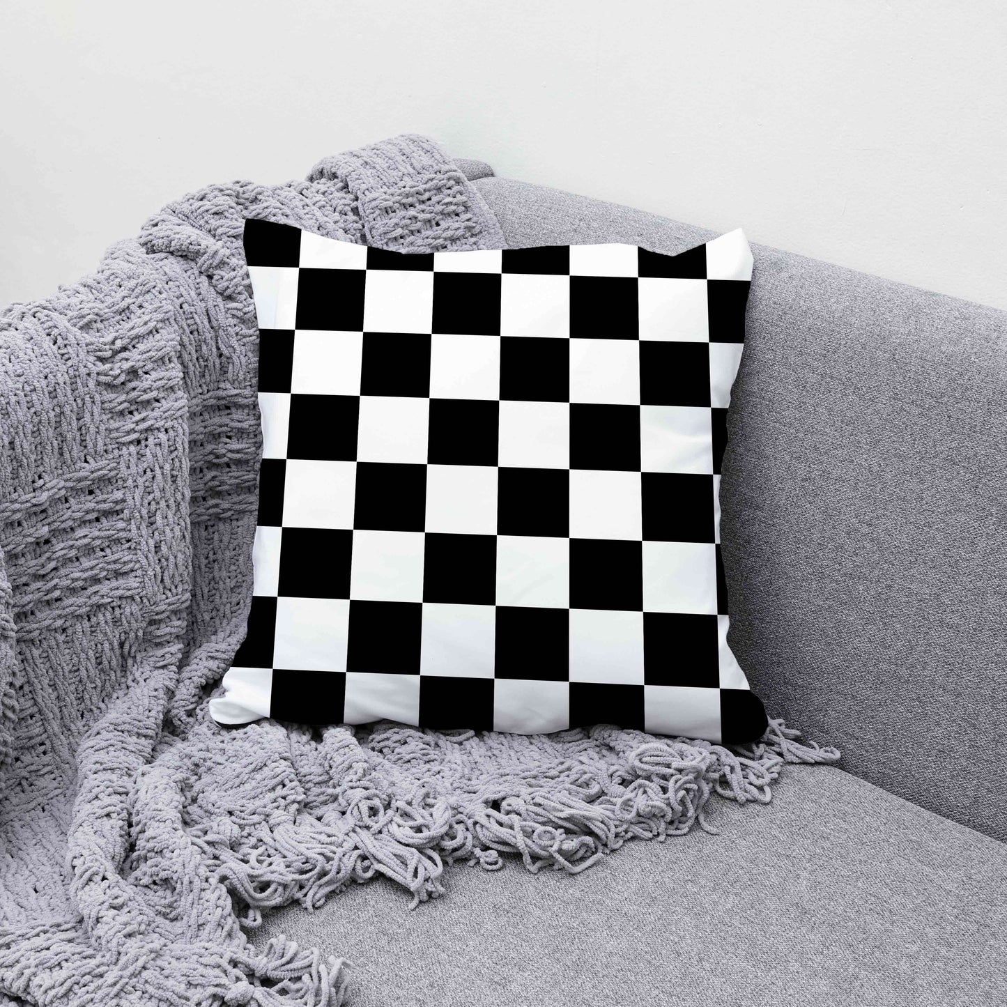 Check Game Cushion Cover trendyhome-pk