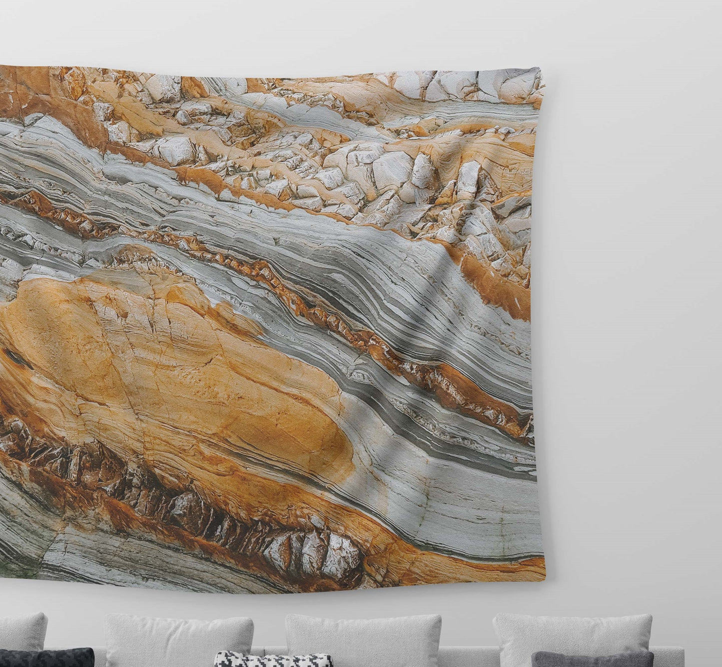 Earth Jasper Marble-Stone Tapestry Trendy Home