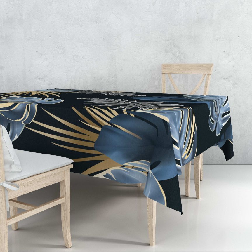 Moon Leaves Tablecloth Trendy Home