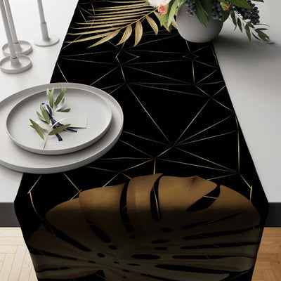 Night Leaves Table Runner Trendy Home