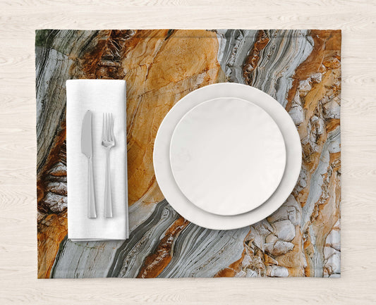 Earth Jasper Marble-Stone Table Mat trendy home