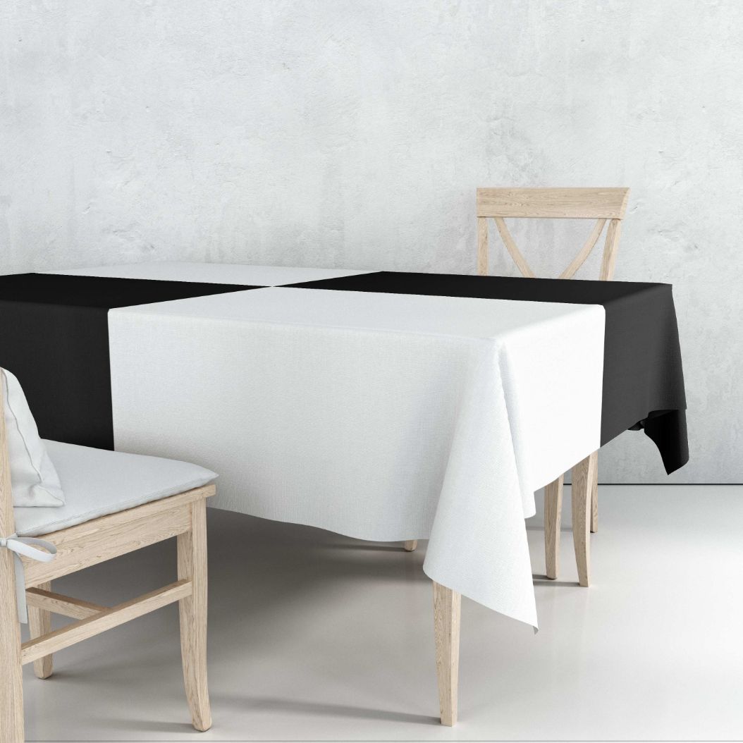 Monochrome Tablecloth trendy home