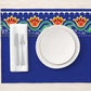 Rujhan Blue Crest Table Mat trendy home