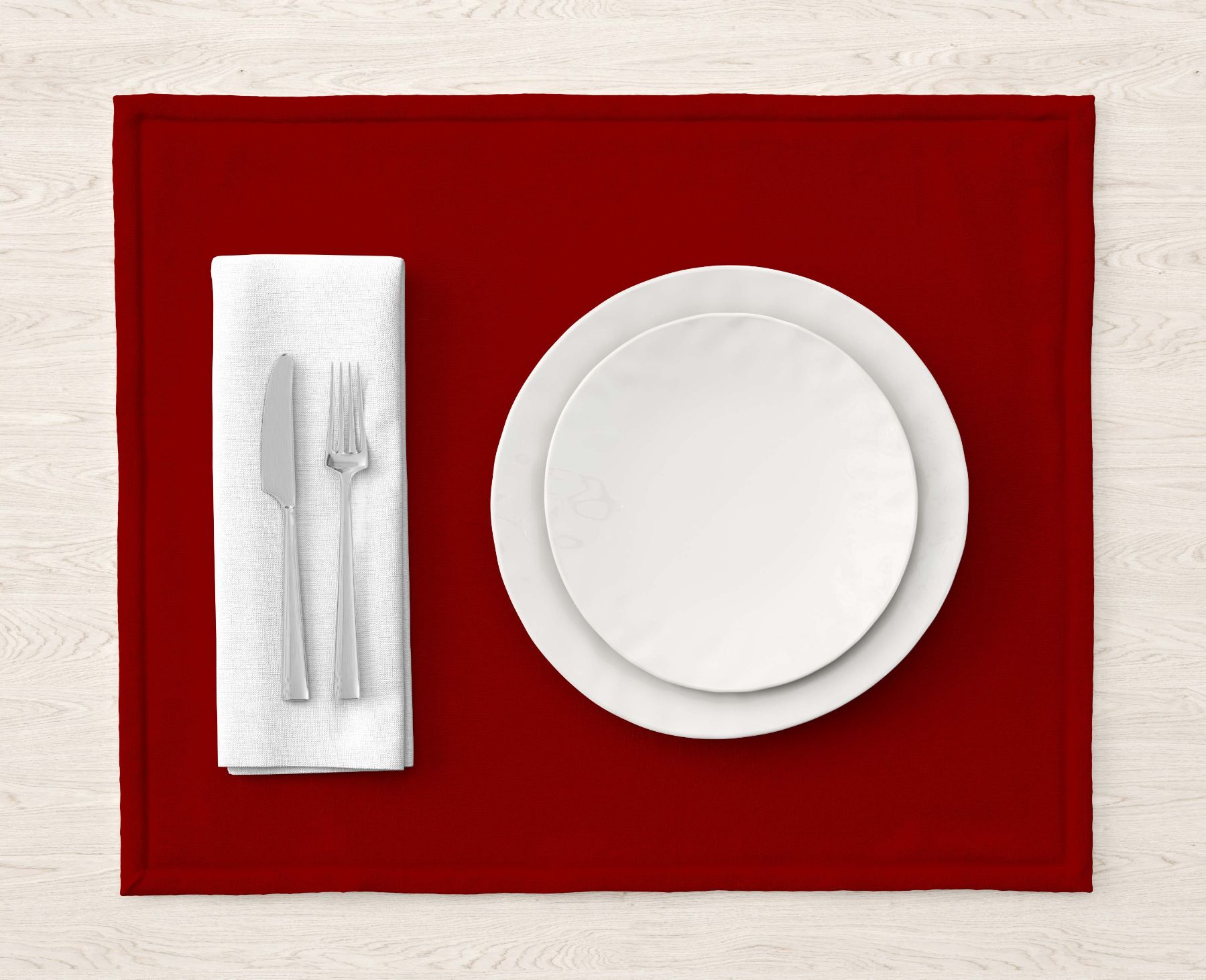 Victoria's Red Table Mat trendy home