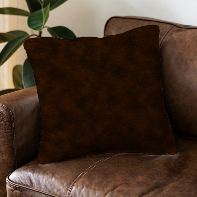 Dark Golden and Brown Cushion Cover Plain Brown trendy home