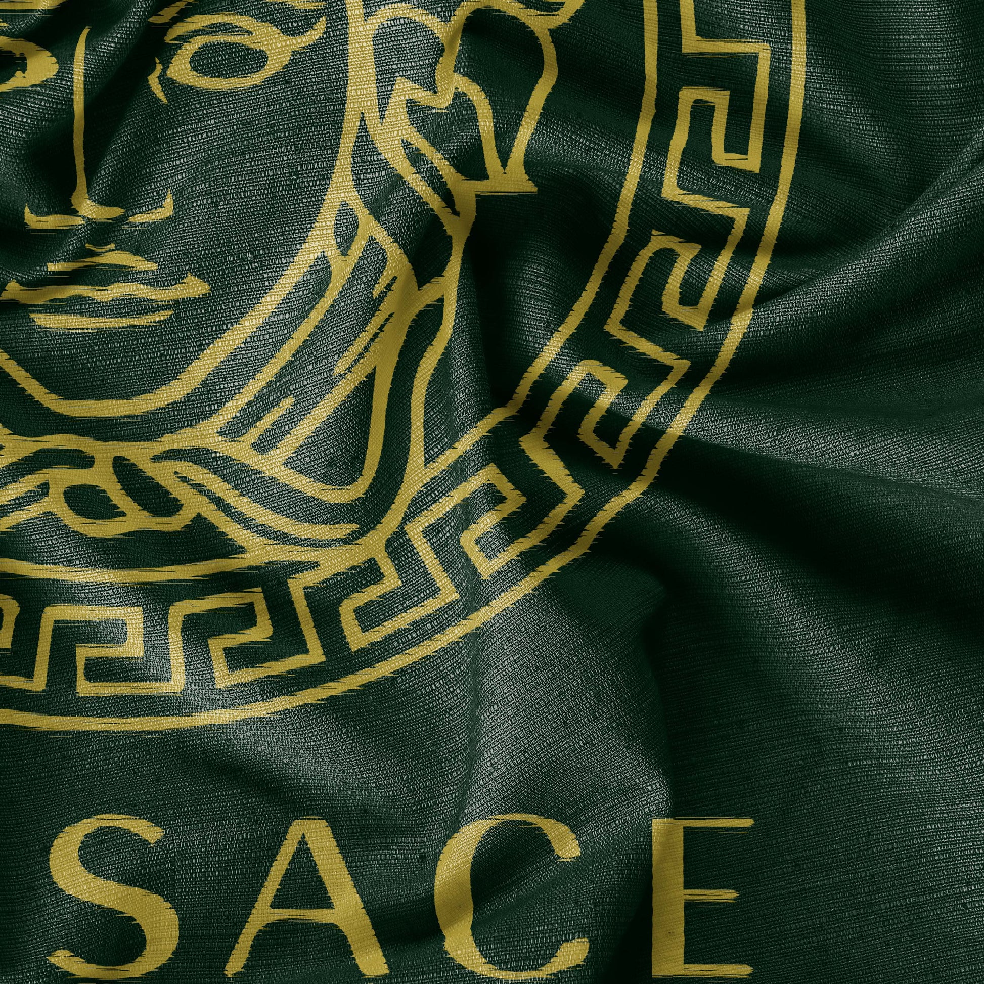 Green Versace Cushion Cover Trendy Home