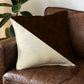 Brown x White Cushion Cover Diagonal trendy home