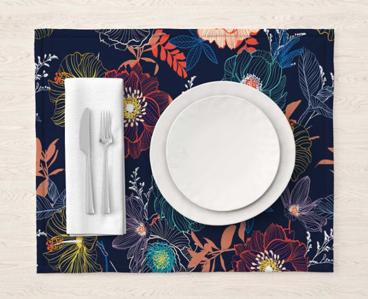 Floral Galaxy Table mat trendy home