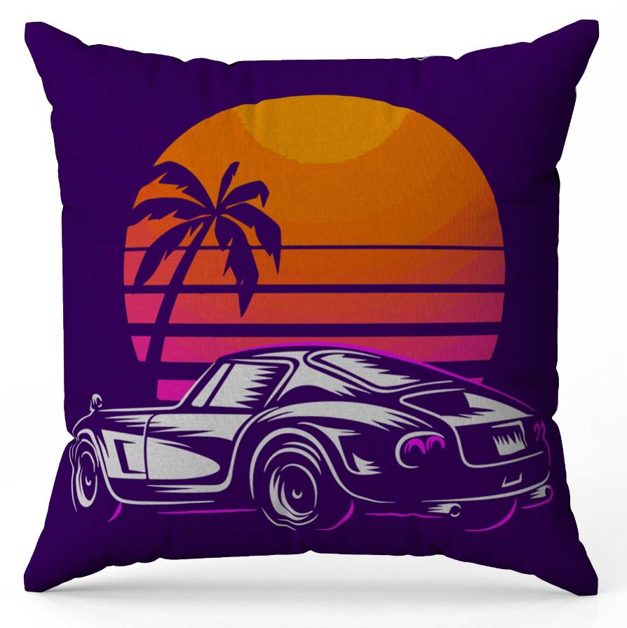 Porsche Sunset Cushion Cover trendy home