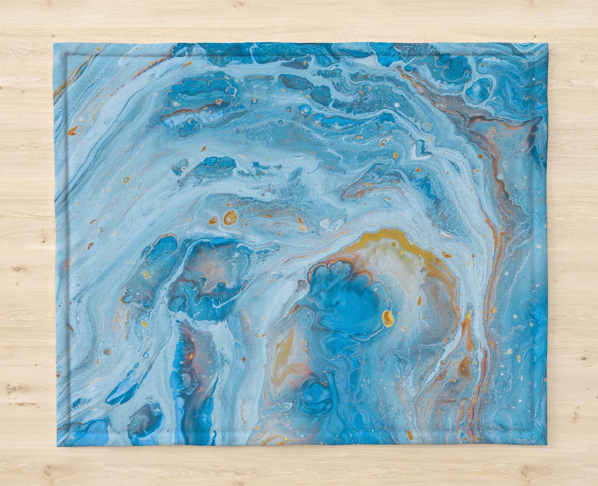 Blue Opal Marble-Stone Table Mat trendy home