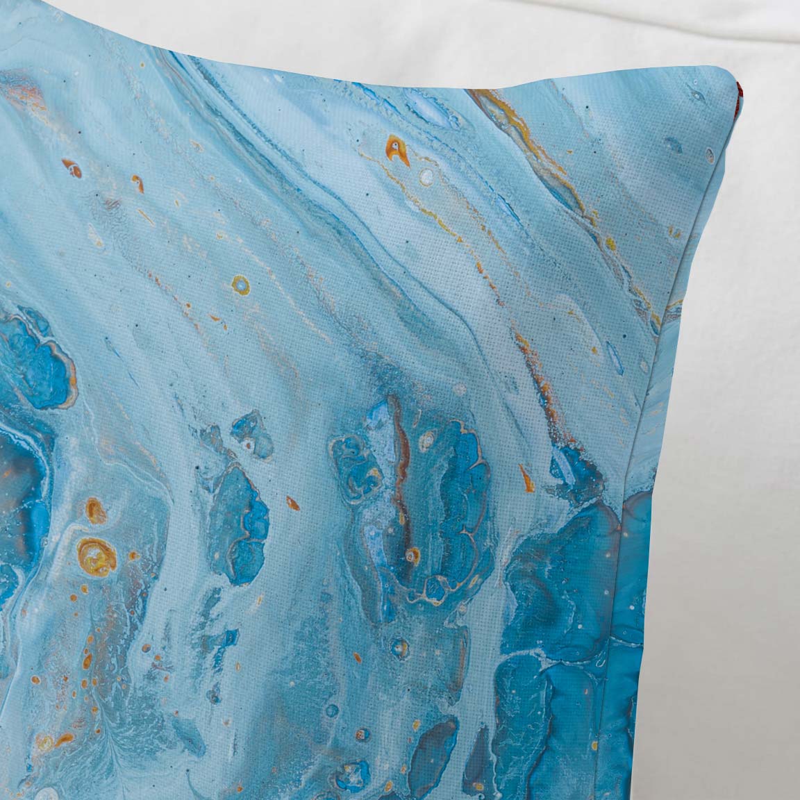 Blue Opal Marble-Stone Cushion Cover Trendy Home