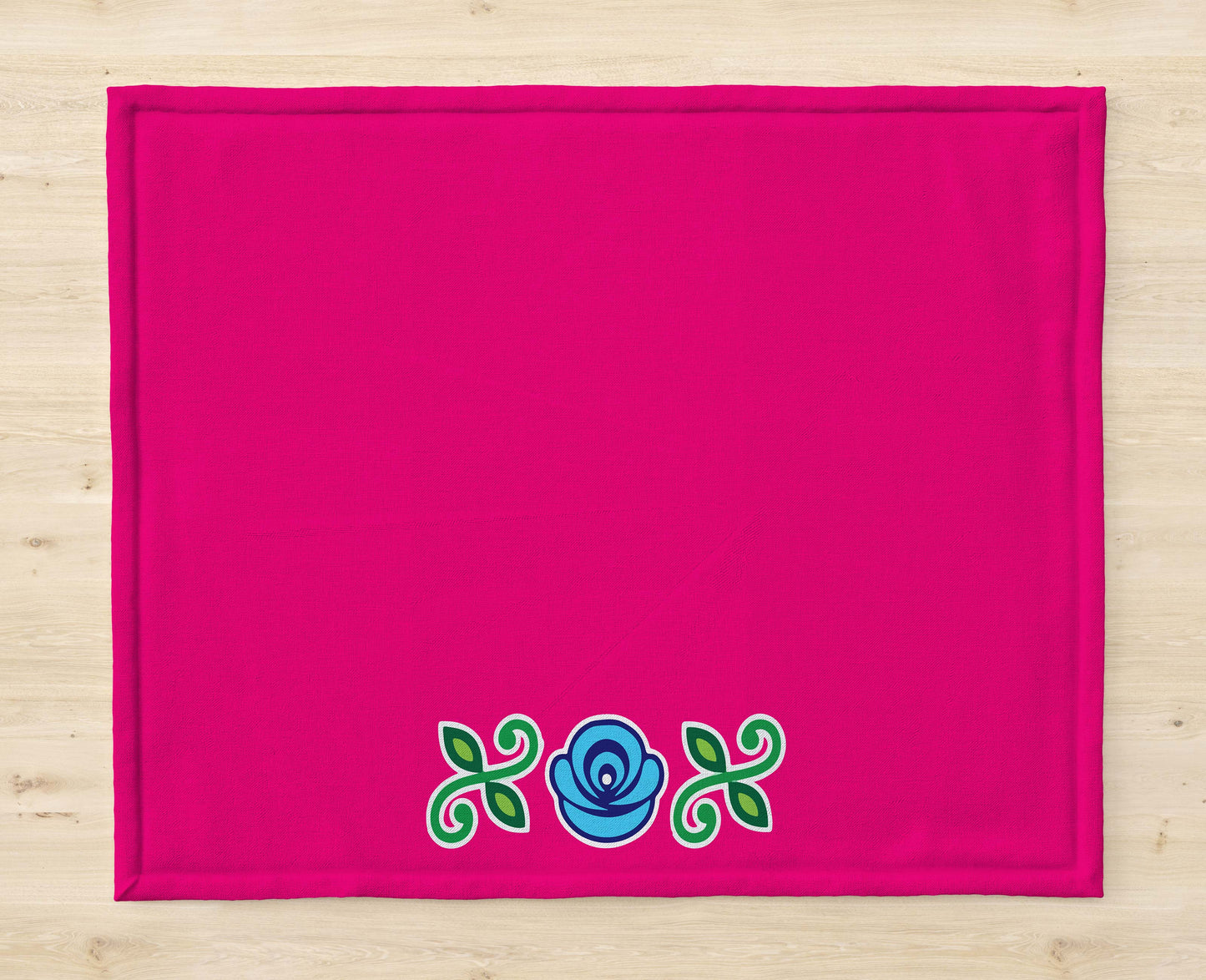 Rujhan Pink Crest Table Mat trendy home