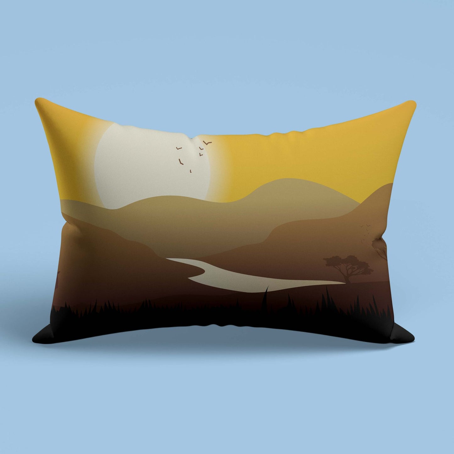 Embracing Sunset Slim Cushion Cover trendy home