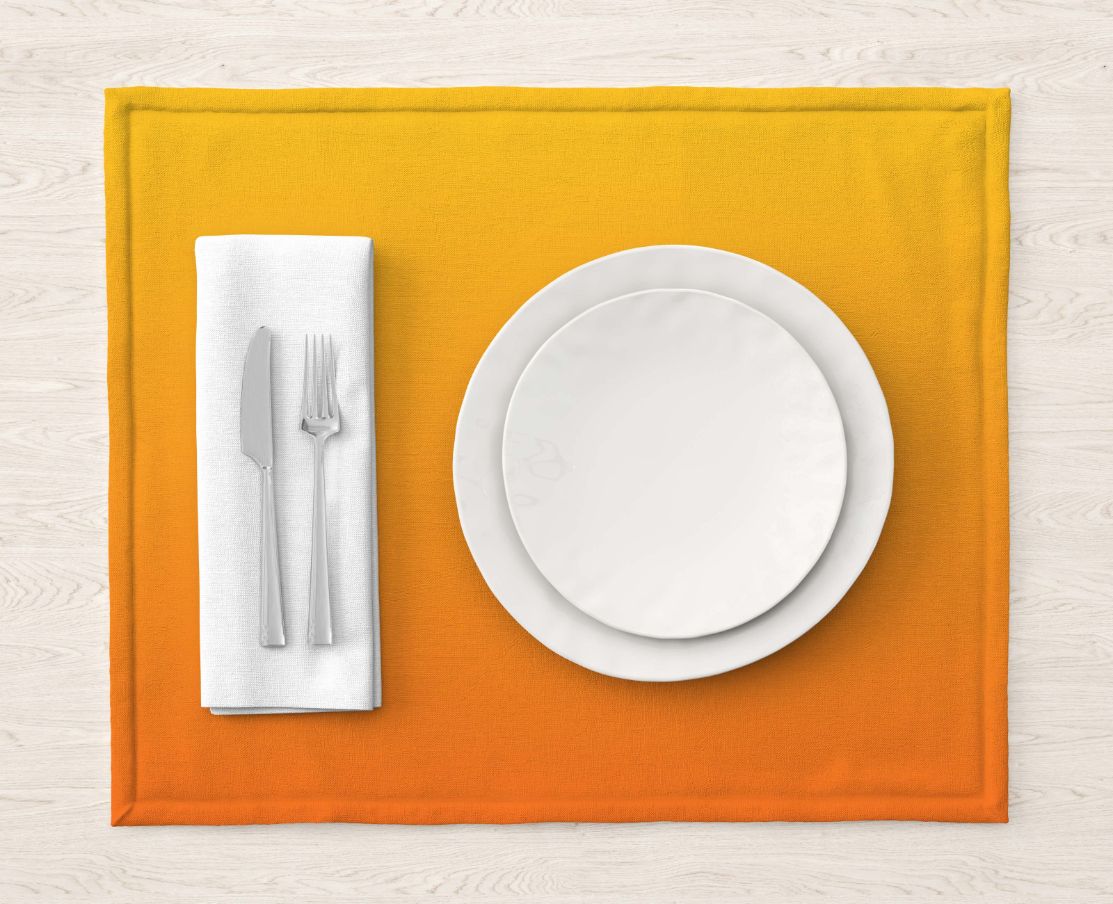 Embracing Sunset Table Mat trendy home