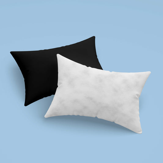 White x Black Slim Cushion Cover trendy home