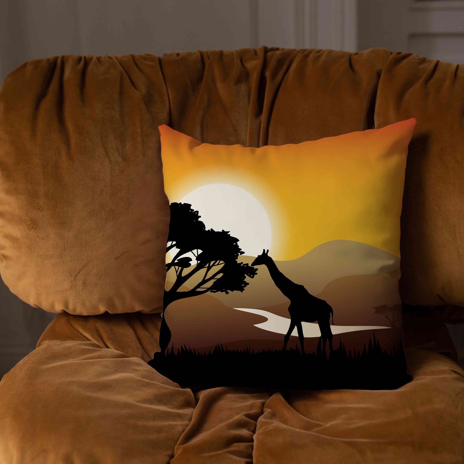 Embracing Sunset Cushion Cover trendyhome-pk