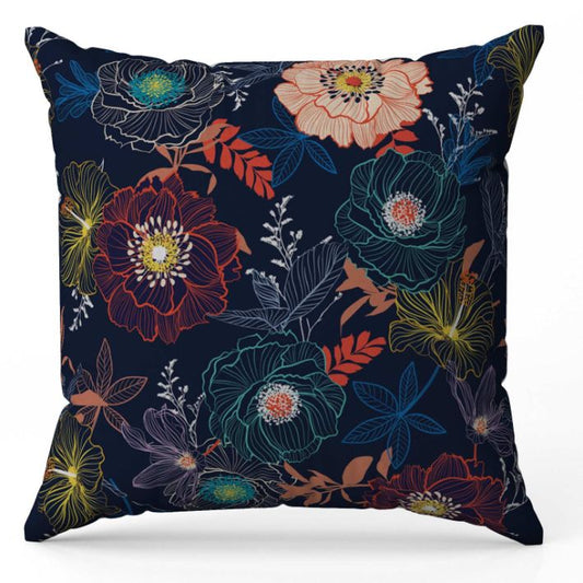 Floral Galaxy Cushion Cover trendy home