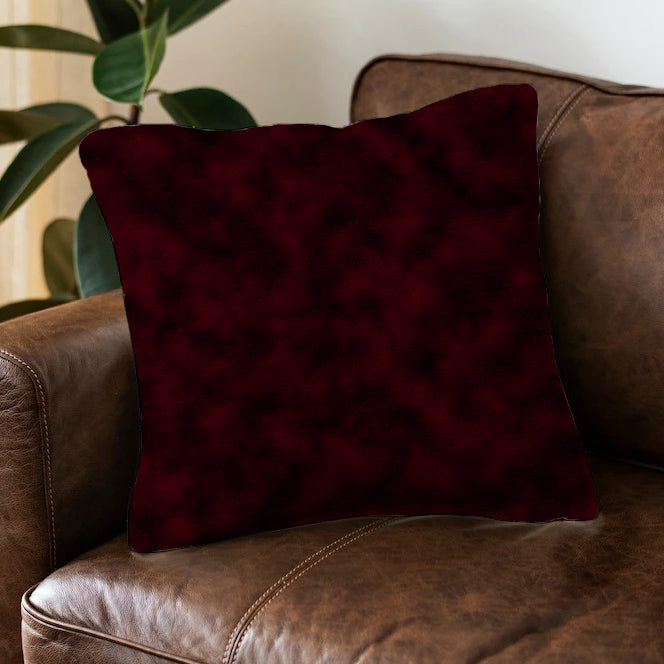 Green x Red Cushion Cover Plain Red trendy home