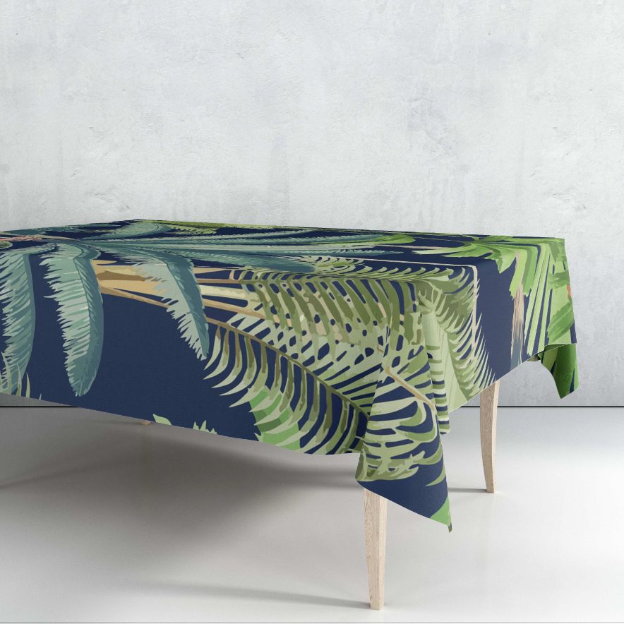 Night Pine Road Tablecloth trendy home