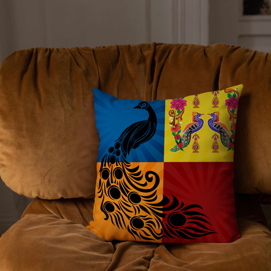 The Devine Peacock Cushion Cover trendyhome-pk