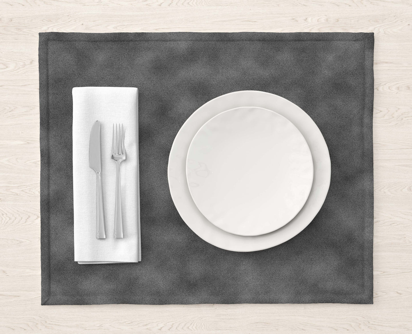 Pink x Gray Table Mat Theme Gray trendy home