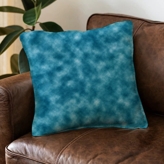 Aqua x Blue Cushion Cover Plain Aqua Trendy Home