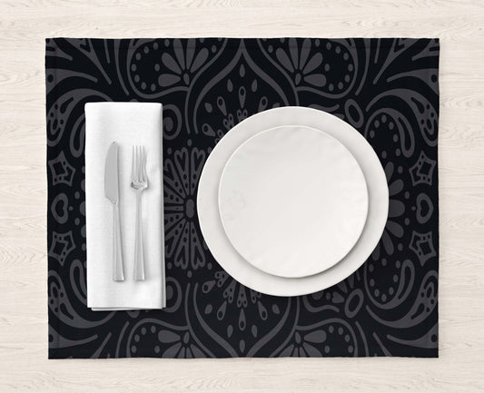 Black Pearls Table Mat trendy home