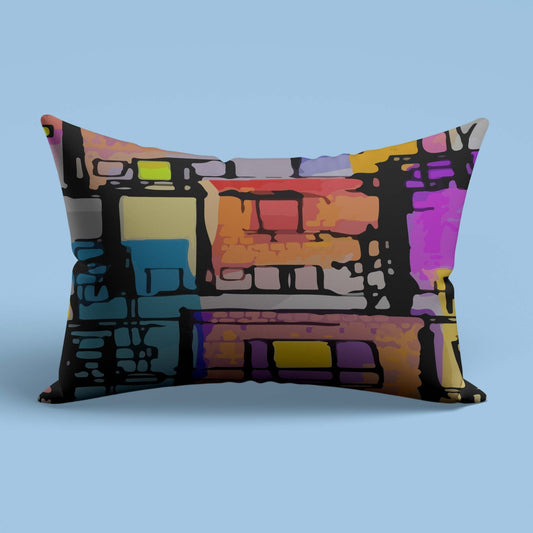 Purple Sky Slim Cushion Cover Trendy Home