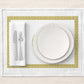 White Versace Table Mat trendy home