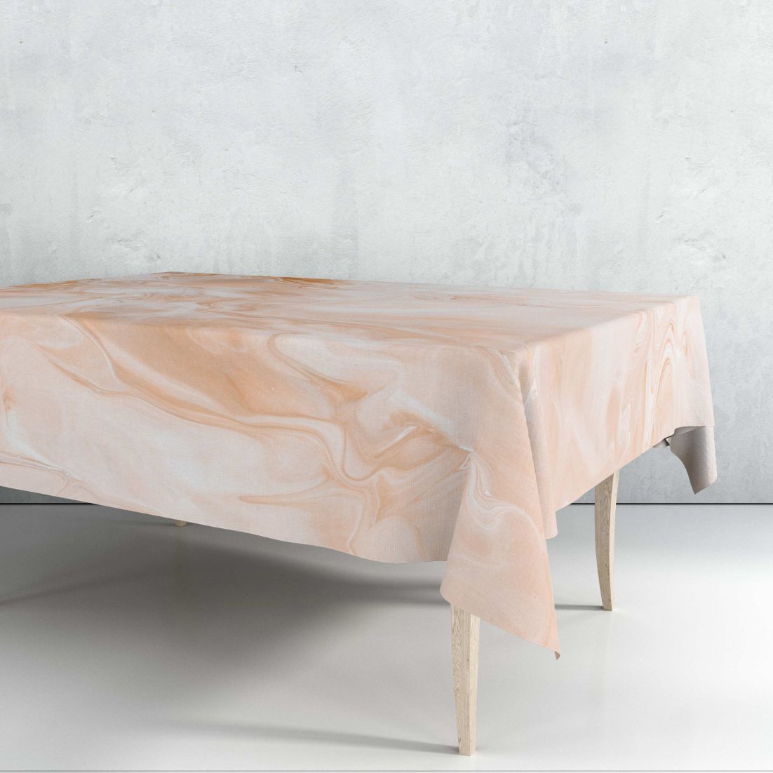 Rose Alabaster Marble-Stone Tablecloth trendy home